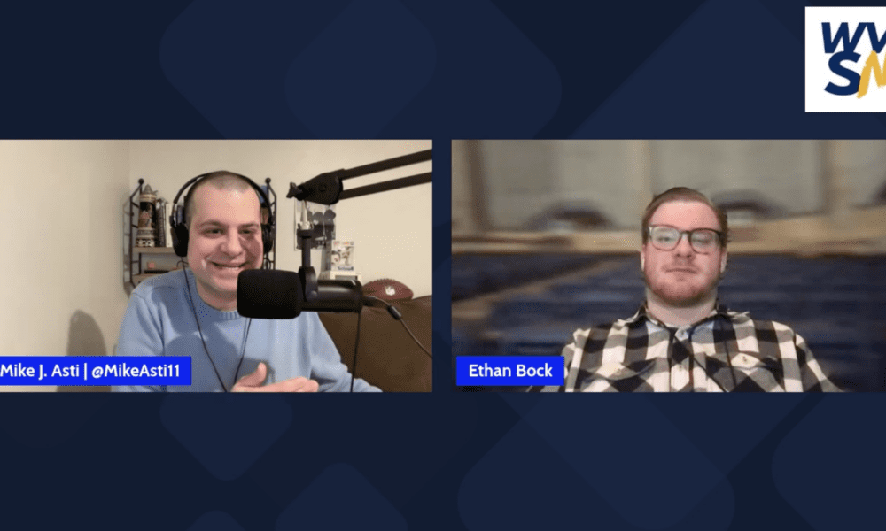 Mike Asti and Ethan Bock on WVU basketball postgame show